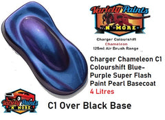 Charger Chameleon C1 Colourshift Blue-Purple Super Flash Paint Pearl Basecoat 4 Litres