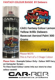 CA01 Fantasy Colour Lemon Yellow Xrillic Debeers Basecoat Aerosol Paint 300 Grams