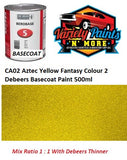 Fantasy Colour CA02 Aztec Yellow Pearl  Debeers Basecoat Paint 500ml