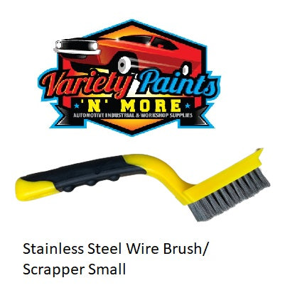 Stainless Steel Wire Brush/ Scrapper Small