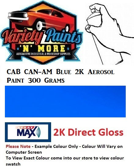 CAB CAN-AM Blue 2K Aerosol Paint 300 Grams