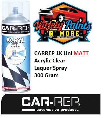 AC303 Acrylic 30% MATT Clearcoat Car-Rep 300 Grams