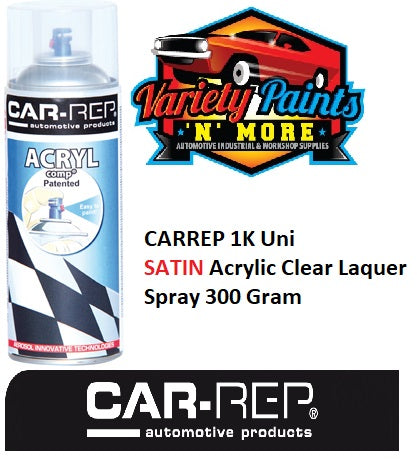 AC303 Acrylic SATIN Clearcoat Car-Rep 300 Grams