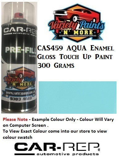 CAS459 AQUA Enamel Gloss Touch Up Paint 300 Grams