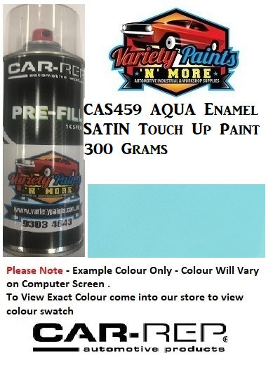 CAS459 AQUA Enamel SATIN Touch Up Paint 300 Grams