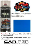 CAS588 Blue SATIN Enamel Nason Aerosol 300 Grams