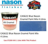 CAS622 Blue Nason Gloss Enamel Paint Mix 4 Litres