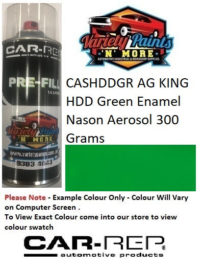 CASHDDGR AG KING HDD Green Enamel Nason Aerosol 300 Grams