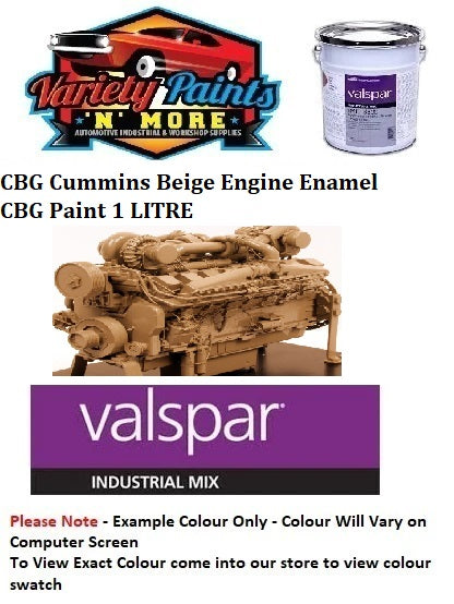 CBG Cummins Beige Engine Enamel CBG Spray Paint 1 LITRE