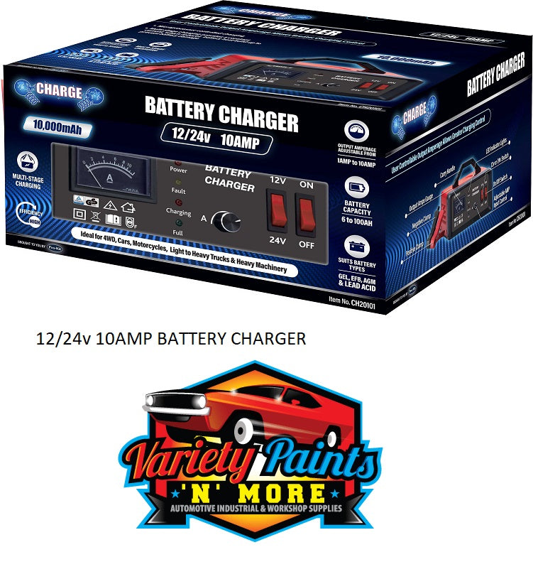 12/24v 10AMP BATTERY CHARGER