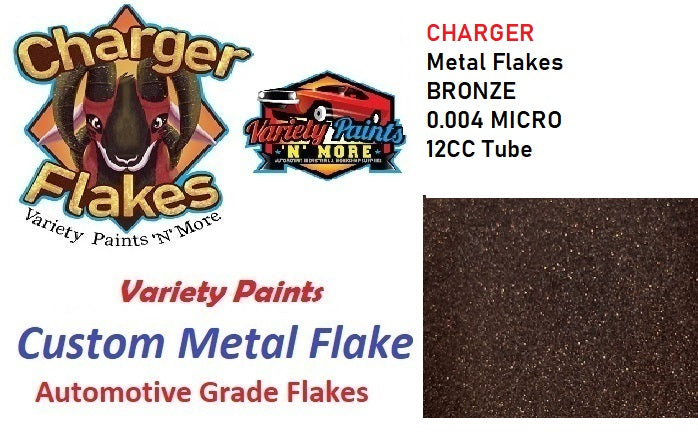 Charger Metal Flakes Bronze 0.004 Micro 12cc Tube