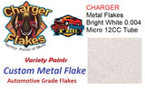 Charger  Metal Flakes Bright White 0.004 Micro 12CC Tube
