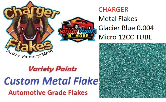 Charger Metal Flakes Glacier Blue 0.004 Micro 12CC TUBE
