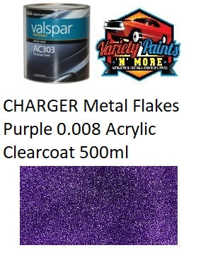 Charger Metal Flakes Purple 0.008 Acrylic Clearcoat 500ml