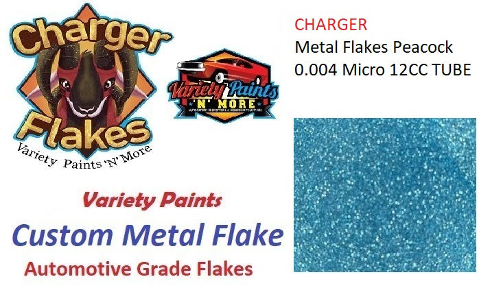 Charger Metal Flakes Peacock 0.004 Micro 12CC TUBE