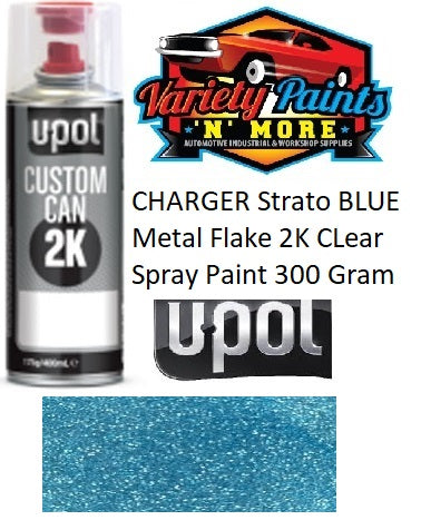 CHARGER Strato BLUE Metal Flake 2K CLear Spray Paint 300 Gram