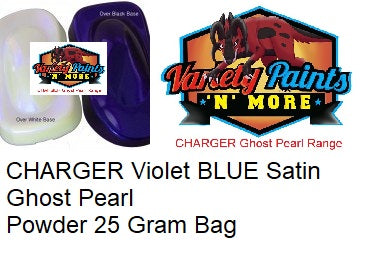 CHARGER Violet BLUE Satin Ghost Pearl Powder 25 Gram Bag