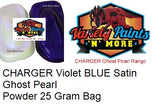 CHARGER Violet BLUE Satin Ghost Pearl Powder 25 Gram Bag 