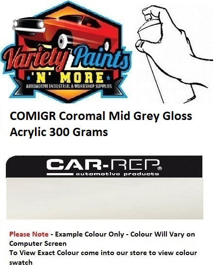 COMIGR Coromal Mid Grey Gloss Acrylic Touch Up Paint 300 Grams 1IS 83A