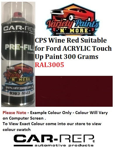 CPS Wine Red Suitable for Ford ACRYLIC Touch Up Paint 300 Grams
