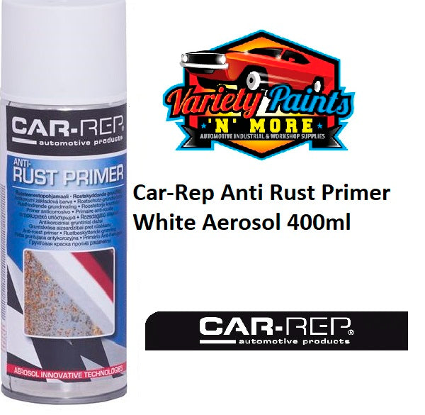 Car-Rep Anti Rust Primer White Aerosol 400ml CR01017