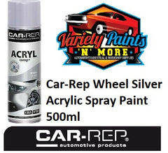 Car-Rep Wheel Silver Acrylic Spray Paint 500ml 