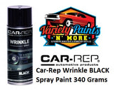 Car-Rep Wrinkle Paint BLACK Spray Paint 340 Grams