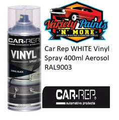 Car Rep SIGNAL WHITE Vinyl Spray 400ml Aerosol RAL9003 