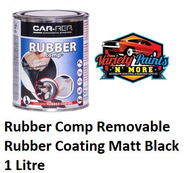 Car-Rep Rubber Comp Removable Rubber Coating Matt Black 1 Litre