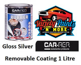 Car Rep Rubber Comp Removable Rubber Coating Wheel Silver High Gloss 1Lt 