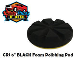 CRS 6" BLACK Foam Polishing Pad