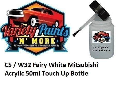 CS / W32 Fairy White Mitsubishi Acrylic 50ml Touch Up Bottle