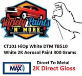 CT101 HiOp White DTM TB510 White 2K Aerosol Paint 300 Grams 