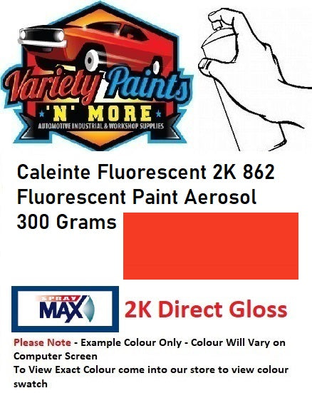 Caleinte Fluorescent 2K 862 Fluorescent Paint Aerosol 300 Grams