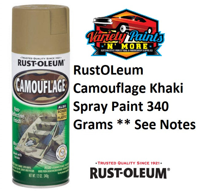 RustOLeum Camouflage Khaki Spray Paint 340 Grams