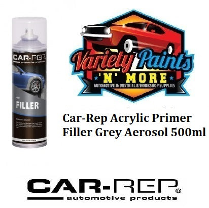 Car-Rep Acrylic Primer Filler Grey Aerosol 500ml