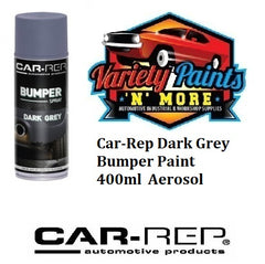 Car-Rep Dark Grey Bumper Paint 400ml  Aerosol