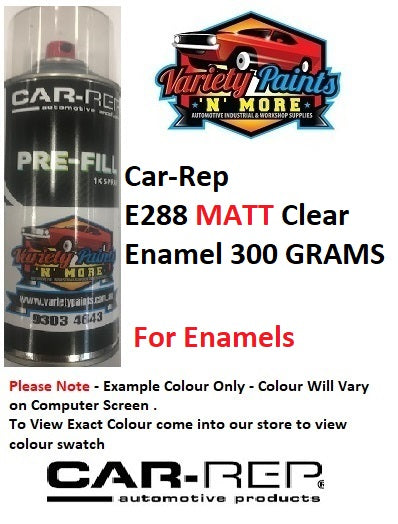 Car-Rep E288 MATT Clearcoat Enamel 300 GRAMS