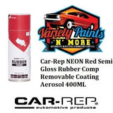 Car-Rep NEON Red Semi Gloss Rubber Comp Removable Coating Aerosol 400ML