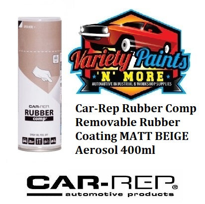 Car-Rep Rubber Comp Removable Rubber Coating MATT BEIGE Aerosol 400ml