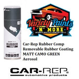 Car-Rep Rubber Comp Removable Rubber Coating MATT CAMO GREEN  Aerosol