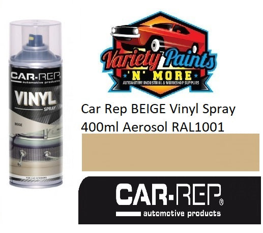 Car Rep BEIGE Vinyl Spray 400ml Aerosol RAL1001