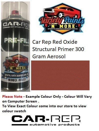Car-Rep Red Oxide Structural Primer 300 Gram Aerosol