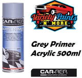 Car-Rep Acrylic Primer Grey Aerosol 500ml Variety Paints N More 