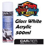 Car-Rep® Gloss White Acrylic Spray Paint 500ml Variety Paints