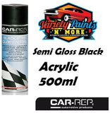 Car-Rep® Semi-Gloss Black Acrylic Spray Paint 500ml 
