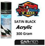 Car-Rep  Satin Black (Semi Gloss) Acrylic Spray Paint 300 Grams