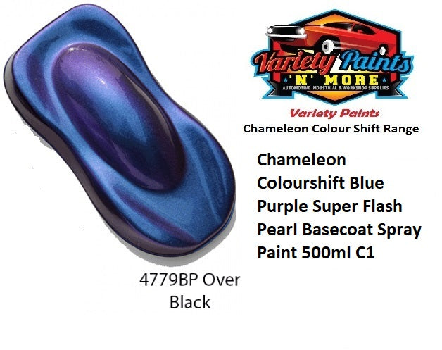 Charger Chameleon C1 Colourshift Blue-Purple Super Flash Pearl Basecoat Spray Paint 500ml