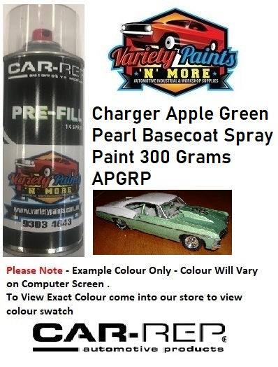 Charger Apple Green Pearl Basecoat Spray Paint 300 Grams APGRP
