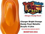 Charger Bright Orange Kandy Pearl Metallic Acrylic 4 Litres 